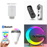 Smart LED atmosphere lamp with Bluetooth speaker for bedroom