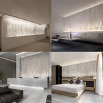 Multicolor LED water wave wall lamp ambient lighting effect