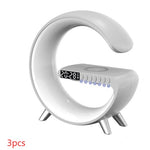 Multicolor mood lighting from G shaped smart lamp