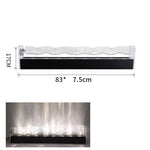 Size dimensions of dynamic LED water wave wall light 83cm
