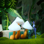 Soft glow mushroom shaped night light for bedroom plug-in use