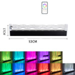 Atmosphere wall light projecting dynamic ocean wave lighting